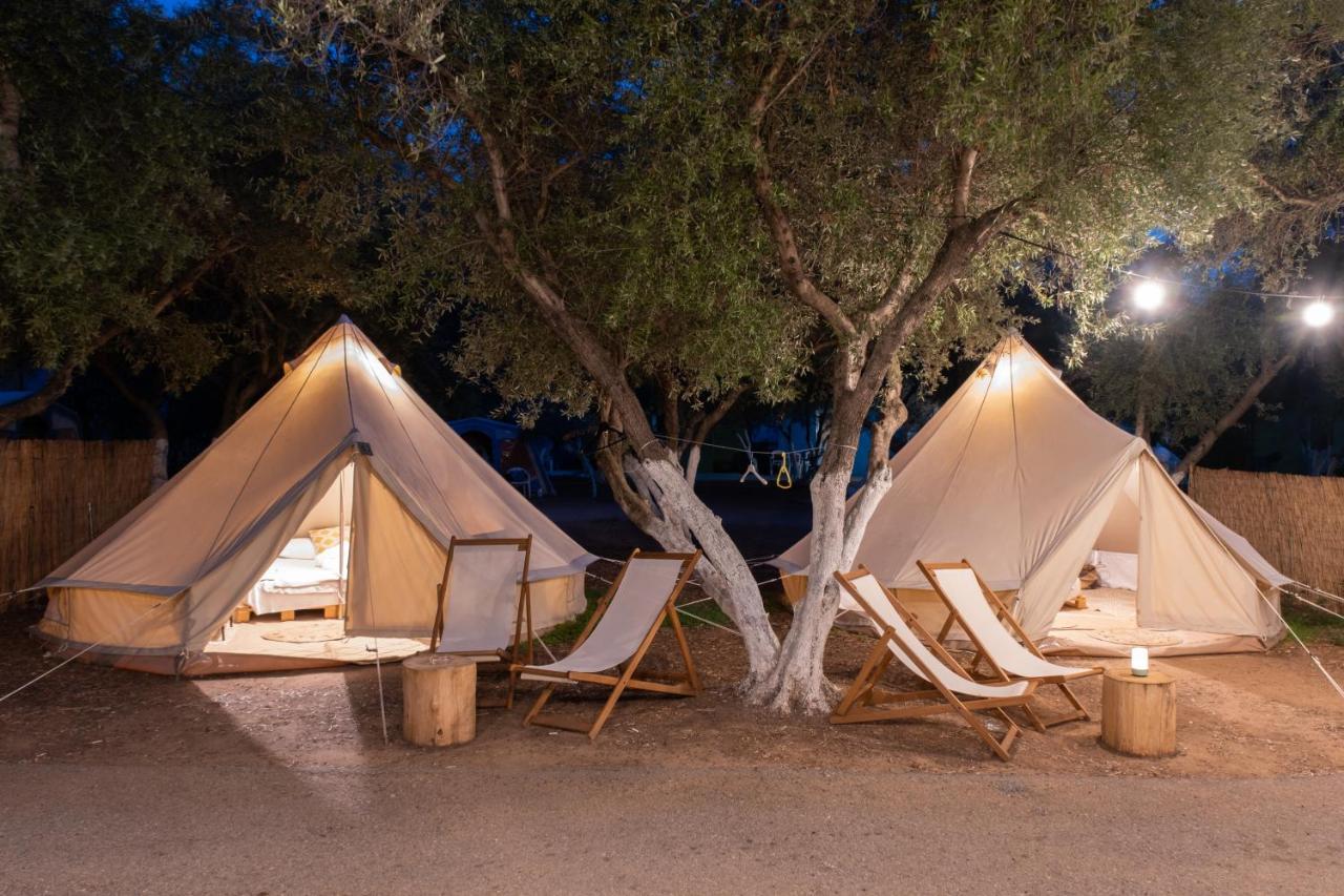 Hotel Camping Chania Kato Daratso Exterior foto